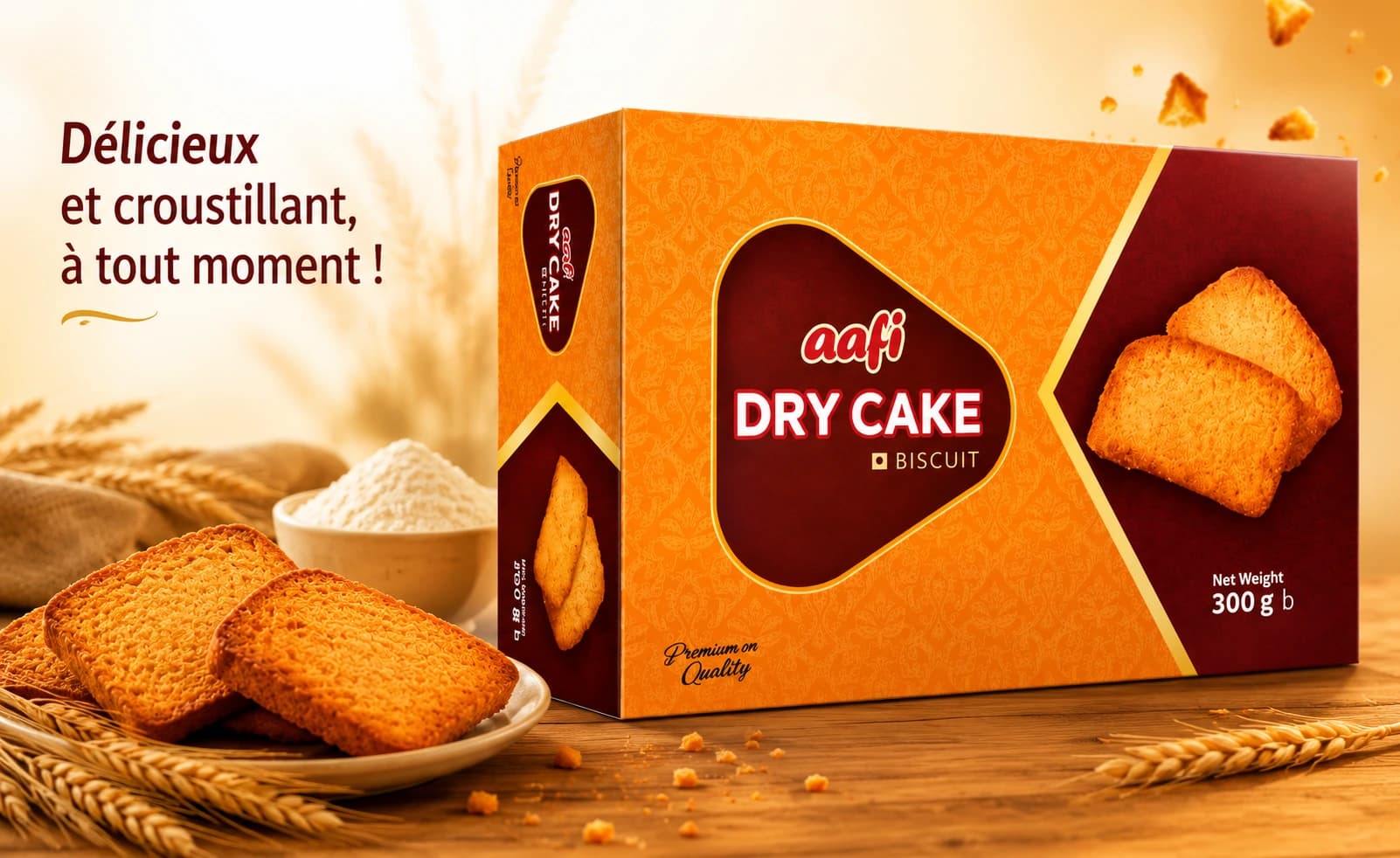 AAFI Dry Cake distribué en France par Supply Corner