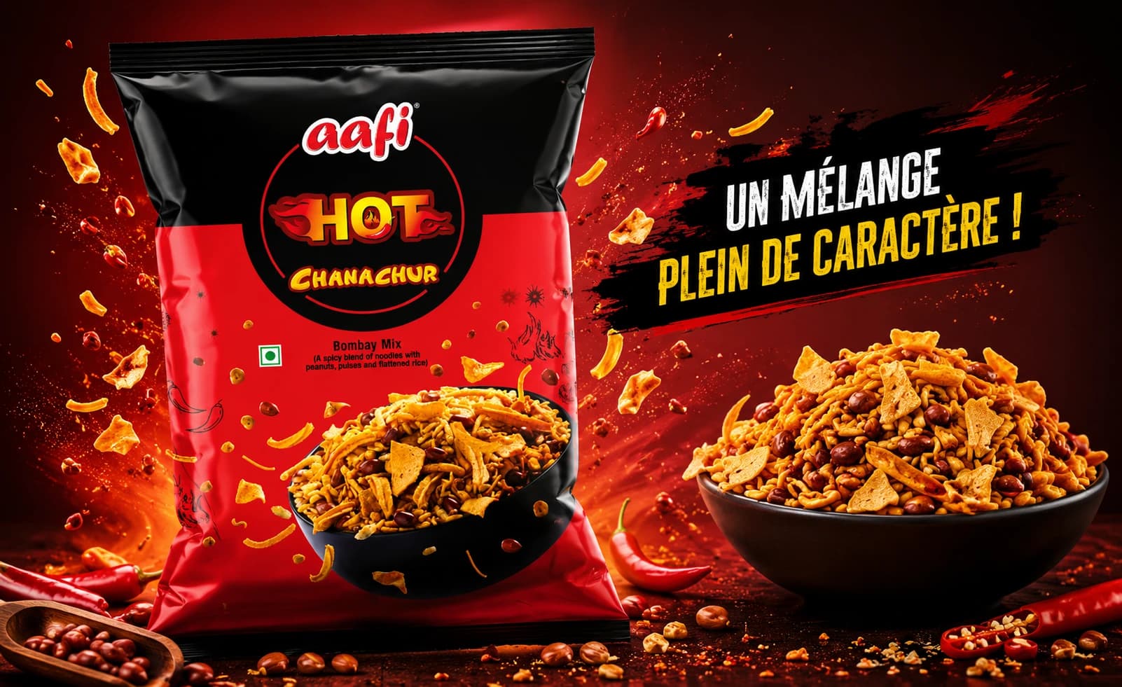 AAFI Hot Chanachur distribué en France par Supply Corner