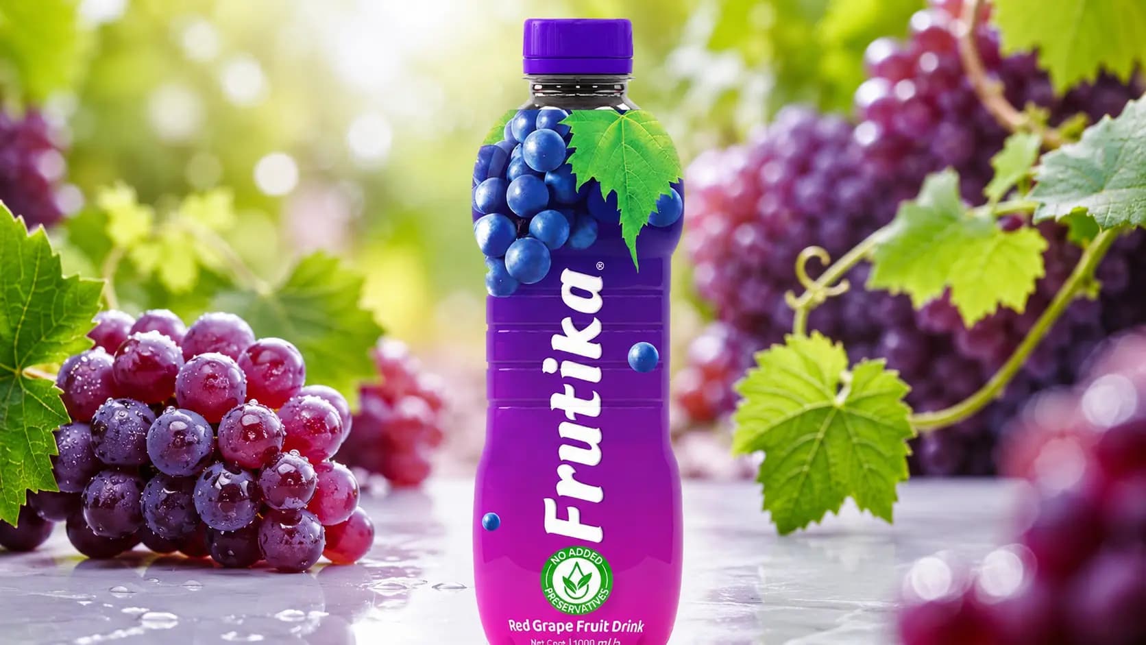 Gamme de boissons fruitées FRUTIKA