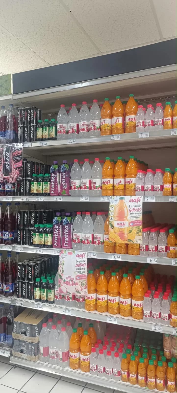 AAFI Mango et AAFI Litchi présentés en rayon